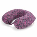 Pujas Miami CarryOn  Space Dye Memory Foam Travel Pillow/Neck Pillow Pink/Black PU3075134